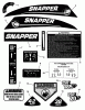 Snapper RZT20421BVE2 (7800152) - 42" Zero-Turn Mower, 20 HP, Twin Stick, RZT Series 1 Ersatzteile DECAL GROUP