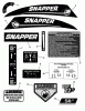 Snapper RZT22501BVE2 (7800153) - 50" Zero-Turn Mower, 22 HP, Twin Stick, RZT Series 1 Ersatzteile DECAL GROUP, Snapper RZT