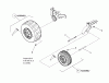 Snapper SC26520 (7800630) - 52" Zero-Turn Mower, 26HP, Twin Stick, ZTR 150Z Series Ersatzteile Wheel & Tire Group