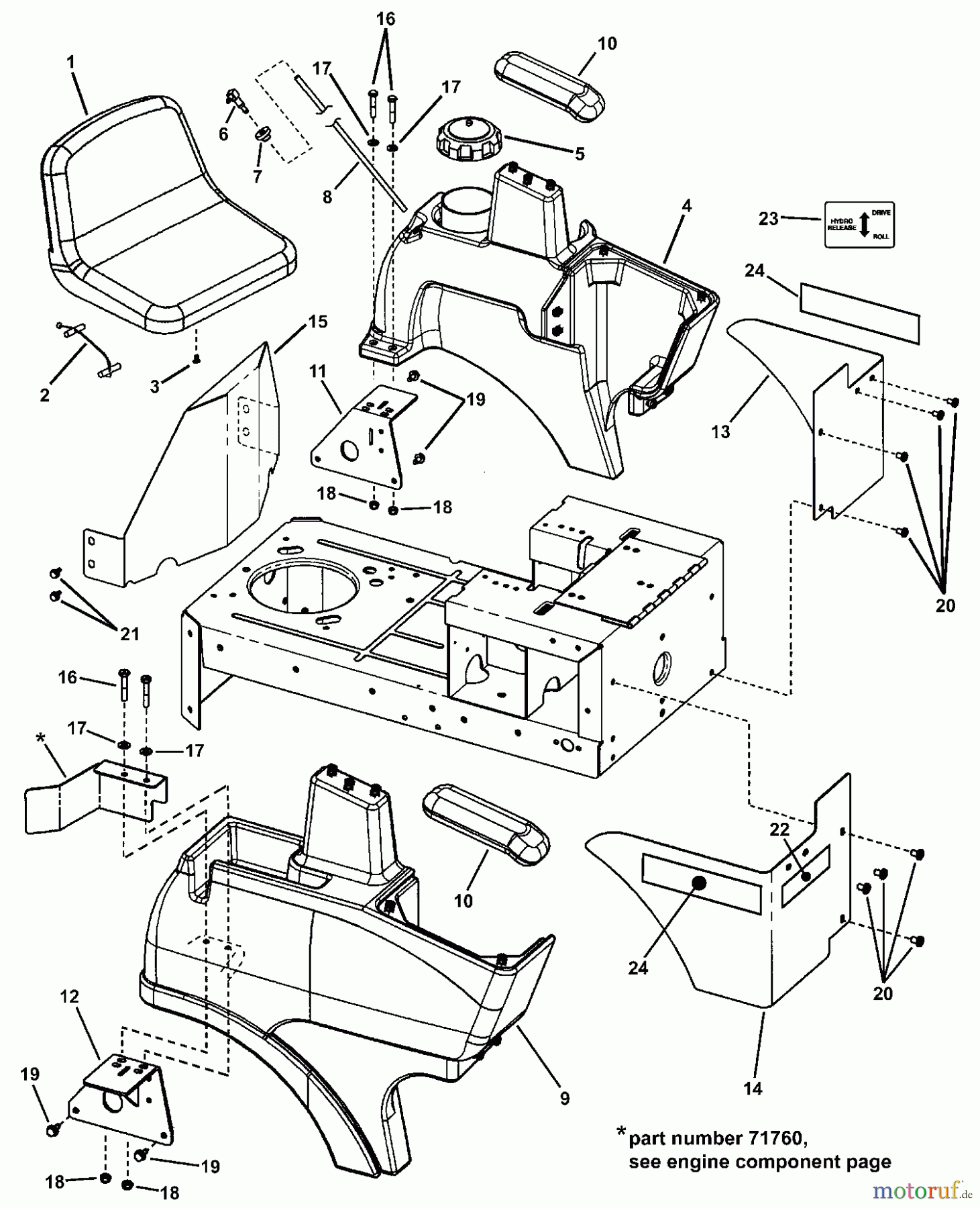 Snapper Nullwendekreismäher, Zero-Turn SZT18386BVE (85680) - Snapper 38