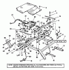 Snapper ZF2501KH (84574) - 25 HP Zero-Turn Mower, Out Front, Z-Rider Series 1 Ersatzteile 73" Deck Frame Assembly