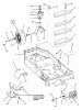 Snapper ZF2501KH (84574) - 25 HP Zero-Turn Mower, Out Front, Z-Rider Series 1 Ersatzteile Lower Chassis/Caster Wheel Assembly