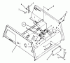 Snapper ZF2501KH (84574) - 25 HP Zero-Turn Mower, Out Front, Z-Rider Series 1 Ersatzteile Upper Chassis And Seat Latch Assembly