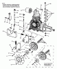 Snapper ZM2500KH (82518) - 25 HP Zero-Turn Mower, Kohler, Mid Mount, Z-Rider Series 0 Ersatzteile Tandem Hydro Transaxle Assembly