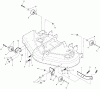 Snapper ZT18440KH (5091000) - 44" Zero-Turn Mower, 18 HP, ZTR FastCut Series 0 Ersatzteile 44" Mower Deck - Caster Mount Group