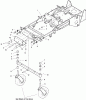 Snapper ZT20500BV (5091001) - 50" Zero-Turn Mower, 20 HP, ZTR FastCut Series 0 Ersatzteile Frame Caster Group