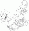 Snapper ZT20500BV (5091001) - 50" Zero-Turn Mower, 20 HP, ZTR FastCut Series 0 Ersatzteile Seat Kickplate Floor Group