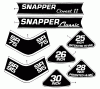 Snapper 7060947 - Bag N-Wagon, 30 Bushel 300812B 30" 8 HP Rear Engine Rider Series 12 Ersatzteile Decals (Part 1)