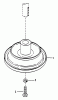 Snapper 7060947 - Bag N-Wagon, 30 Bushel 300812B 30" 8 HP Rear Engine Rider Series 12 Ersatzteile Drive Disc Assembly
