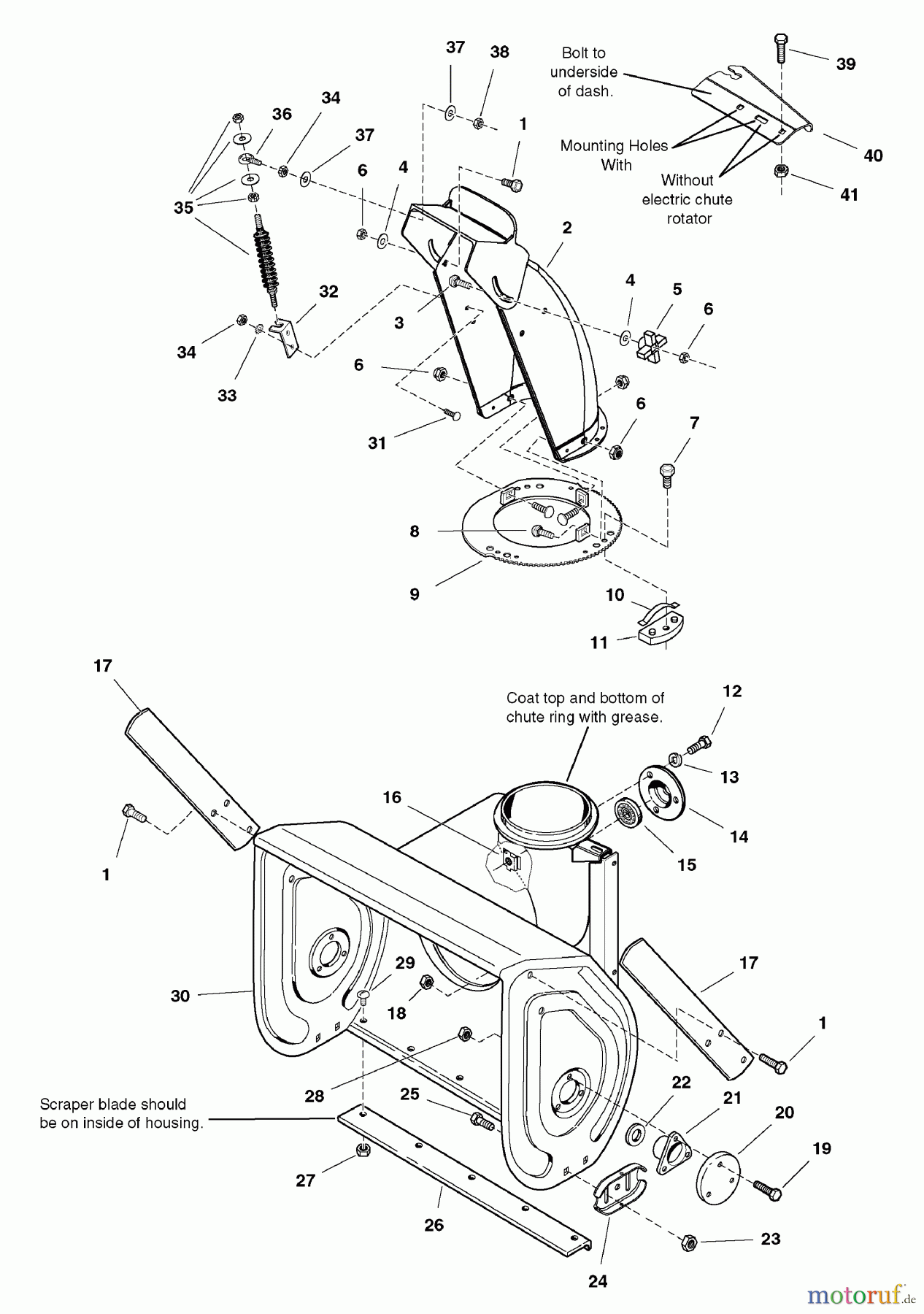Snapper Schneefräsen 10287E (1694603) - Snapper 28