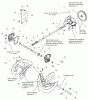 Snapper 13387E (1694859) - 38" Snowthrower, 13 HP, Two-Stage Large Frame, 2006, Series 7 Ersatzteile Auger and Impeller Group