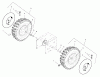 Snapper 105308E (1694995) - 30" Snowthrower, 10.5 HP, Two-Stage Large Frame, Series 8 Ersatzteile Wheel & Tire Group