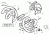 Snapper 9266 - 26" Snowthrower, 9 HP, Two Stage, Large Frame, Series 6 Ersatzteile Augers, Impeller