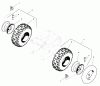 Snapper XL1738E (1695358) - 38" Snowthrower, 16.5 HP, Two Stage, Large Frame, Series 2008 Ersatzteile Wheels & Tires Group