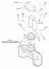 Snapper 521E (1695702) - 21" Snowthrower, 5 HP, Single Stage Ersatzteile Discharge Chute Group