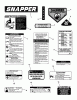 Snapper 7060947 - Bag N-Wagon, 30 Bushel 3013523BVE (85625) 30" 13.5 HP Rear Engine Rider Series 23 Ersatzteile Decals