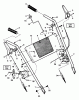 Snapper EI7243 - 24" Snowthrower, 7 HP, Two Stage Intermediate, Series 3 (Export) Ersatzteile Handles Controls (Single Handle Type)
