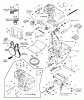 Snapper I75225 (7800000) - 22" Snowthrower, 7.5 HP, Two Stage, Intermediate Frame, Series 5 Ersatzteile ENGINE, PULLEYS, IDLER (7-1/2, 8, 8-1/2 HP Briggs)