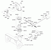 Snapper H924RX (1696008) - 24" Snowthrower, 9 HP, Two Stage Intermediate Ersatzteile Discharge Chute Group