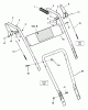 Snapper I55224 - 22" Snowthrower, 5.5 HP, Two Stage, Intermediate Frame, Series 4 Ersatzteile Handles, Controls (Conventional Type)
