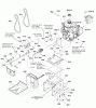 Snapper I924EX (1696009) - 24" Snowthrower, 9 HP, Two Stage Intermediate Ersatzteile Engine & Frame Group