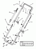 Snapper LE3171R (7085660) - 17" Snowthrower, 3 HP, Single Stage, Series 1 Ersatzteile HANDLES, AUGER CONTROL