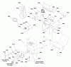Snapper P1738E (1695684) - 38" Snowthrower, 16.5 HP, Two Stage, Large Frame Ersatzteile Engine Group