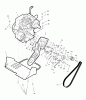Snapper SS5220E (1695470) - 22" Snowthrower, 5 HP, Single Stage (2009) Ersatzteile Engine Drive System Group