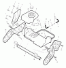 Snapper SS5220E (1695470) - 22" Snowthrower, 5 HP, Single Stage (2009) Ersatzteile Frame and Fuel Tank Group