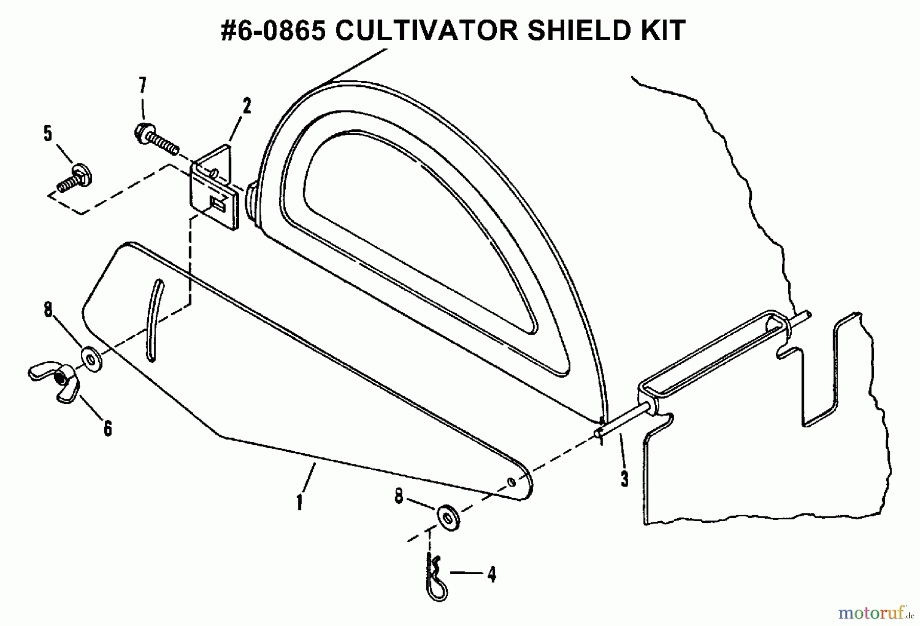 Snapper Motorhacken und Kultivierer IR4000 (85328) - Snapper Accessory - Cultivator Shield Kit