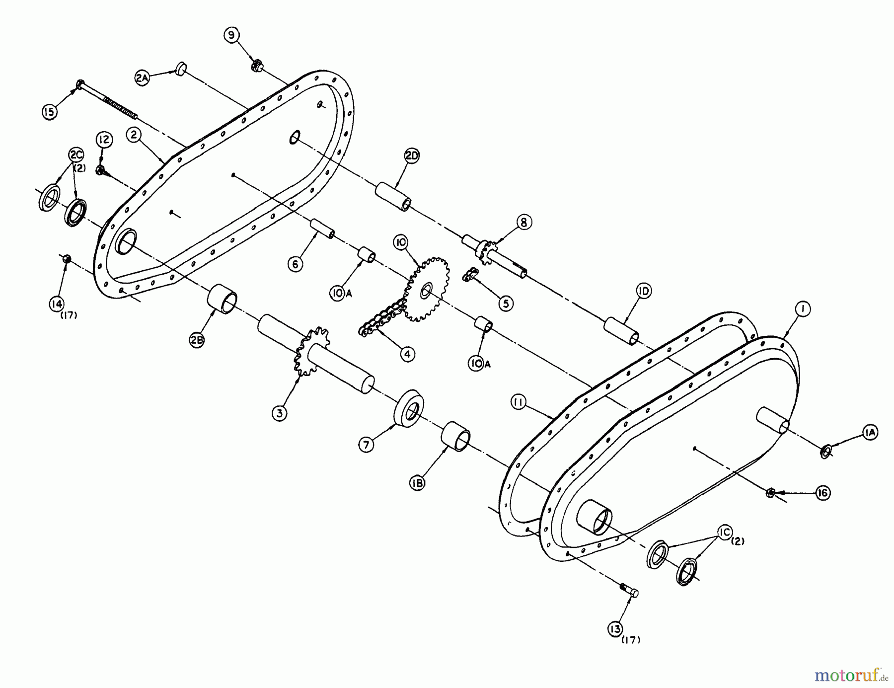 Snapper Trimmer, Motorsensen SST2111 - Snapper 21.2cc Straight Shaft Trimmer, Series 1 Transmission Assembly