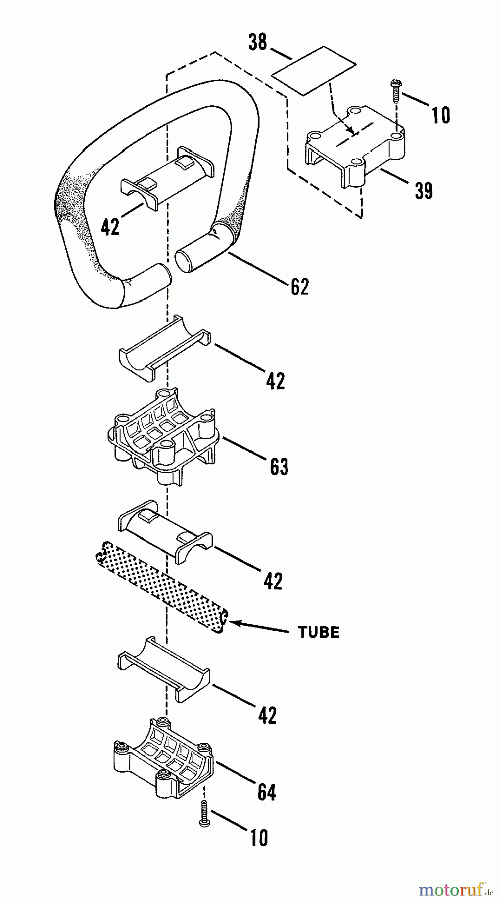  Snapper Trimmer, Motorsensen 211SST - Snapper 21.2cc Straight Shaft Trimmer, Series 1 Handle & Handle Mount