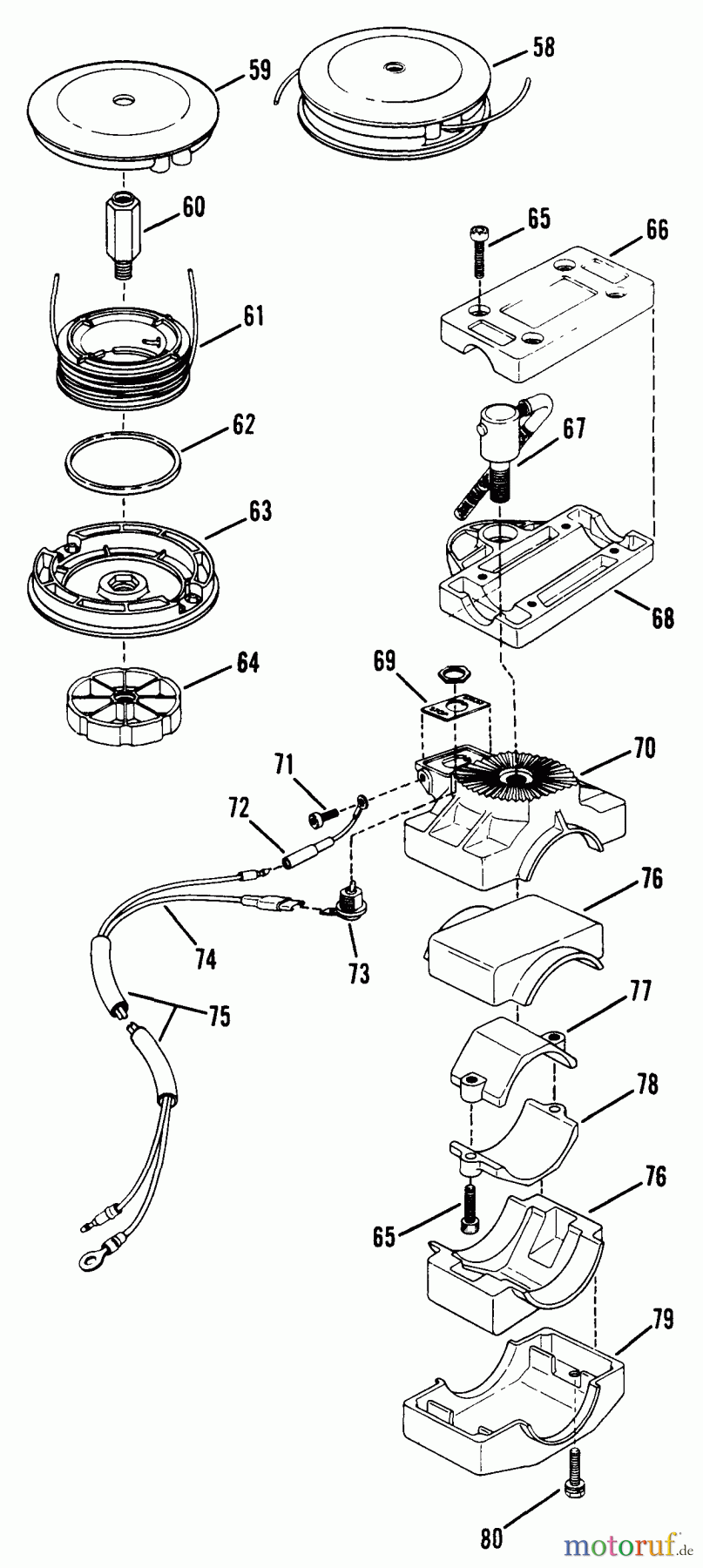 Snapper Trimmer, Motorsensen 240SS - Snapper 24.1cc Straight Shaft Trimmer, Series 0 240SS General Assembly (Part 2)