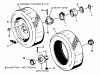 Snapper 7060947 - Bag N-Wagon, 30 Bushel 25083S 25" 8 HP Rear Engine Rider Series 3 Ersatzteile Wheels - Rear