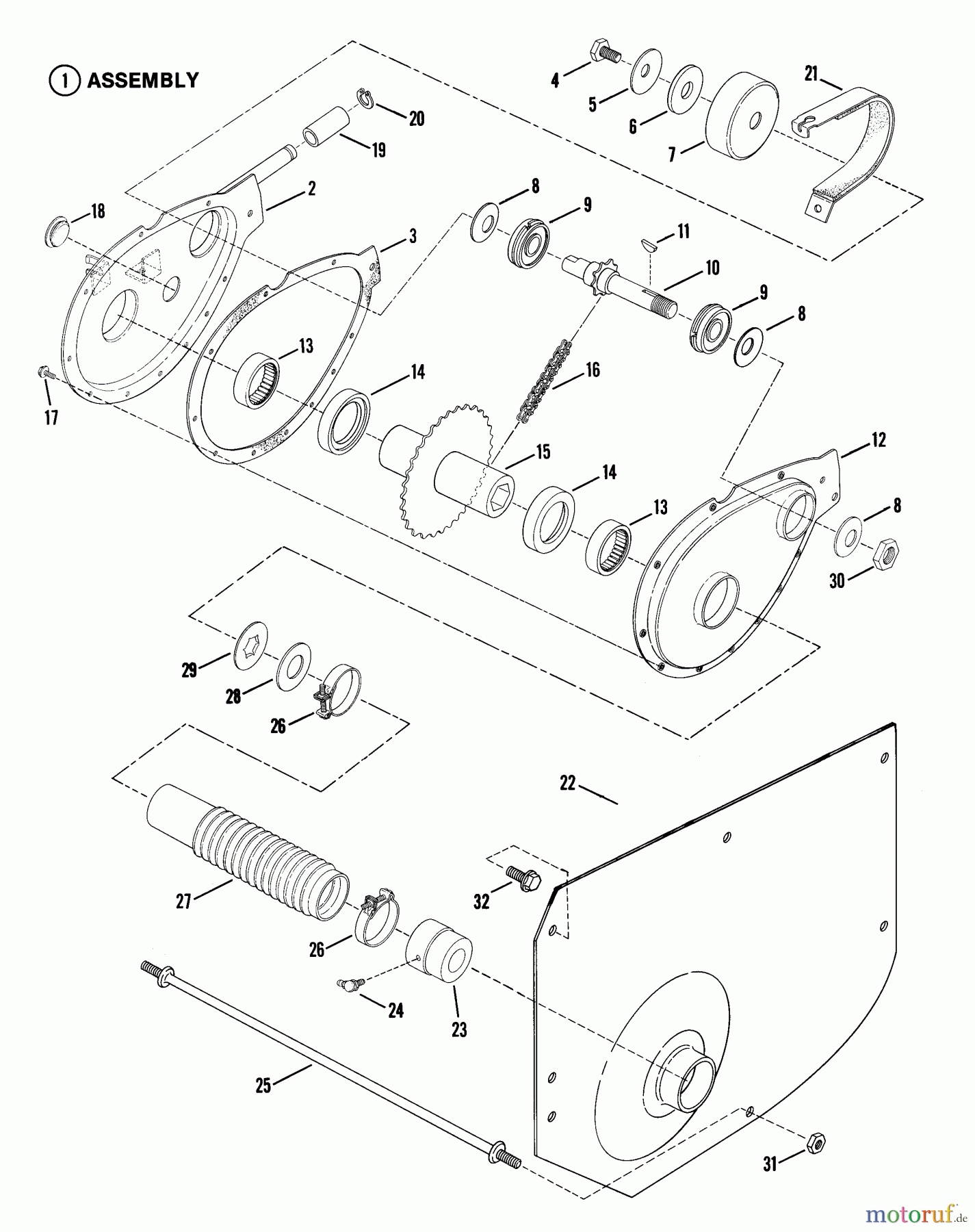 Snapper Zubehör. Rasenmäher 7060947 - Snapper Bag N-Wagon, 30 Bushel 25064 25