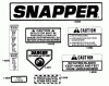 Snapper 7060947 - Bag N-Wagon, 30 Bushel 25085 25" 8 HP Rear Engine Rider Series 5 Ersatzteile Decals