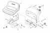 Snapper 7060947 - Bag N-Wagon, 30 Bushel 25085 25" 8 HP Rear Engine Rider Series 5 Ersatzteile Fuel Tank - Operators Seat