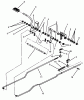 Snapper 7060947 - Bag N-Wagon, 30 Bushel 381450HBVE (84270) 38" 14 HP RER Hydro Drive Series 0 Ersatzteile Brake & Forward/Reverse Control Assemblies