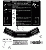 Snapper 7060947 - Bag N-Wagon, 30 Bushel 381450HBVE (84270) 38" 14 HP RER Hydro Drive Series 0 Ersatzteile Decals (Part 1)