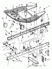 Snapper 7060947 - Bag N-Wagon, 30 Bushel 381450HBVE (84270) 38" 14 HP RER Hydro Drive Series 0 Ersatzteile Frame Assembly (Part 1)