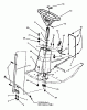 Snapper 7060947 - Bag N-Wagon, 30 Bushel 381450HBVE (84270) 38" 14 HP RER Hydro Drive Series 0 Ersatzteile Steering Assembly