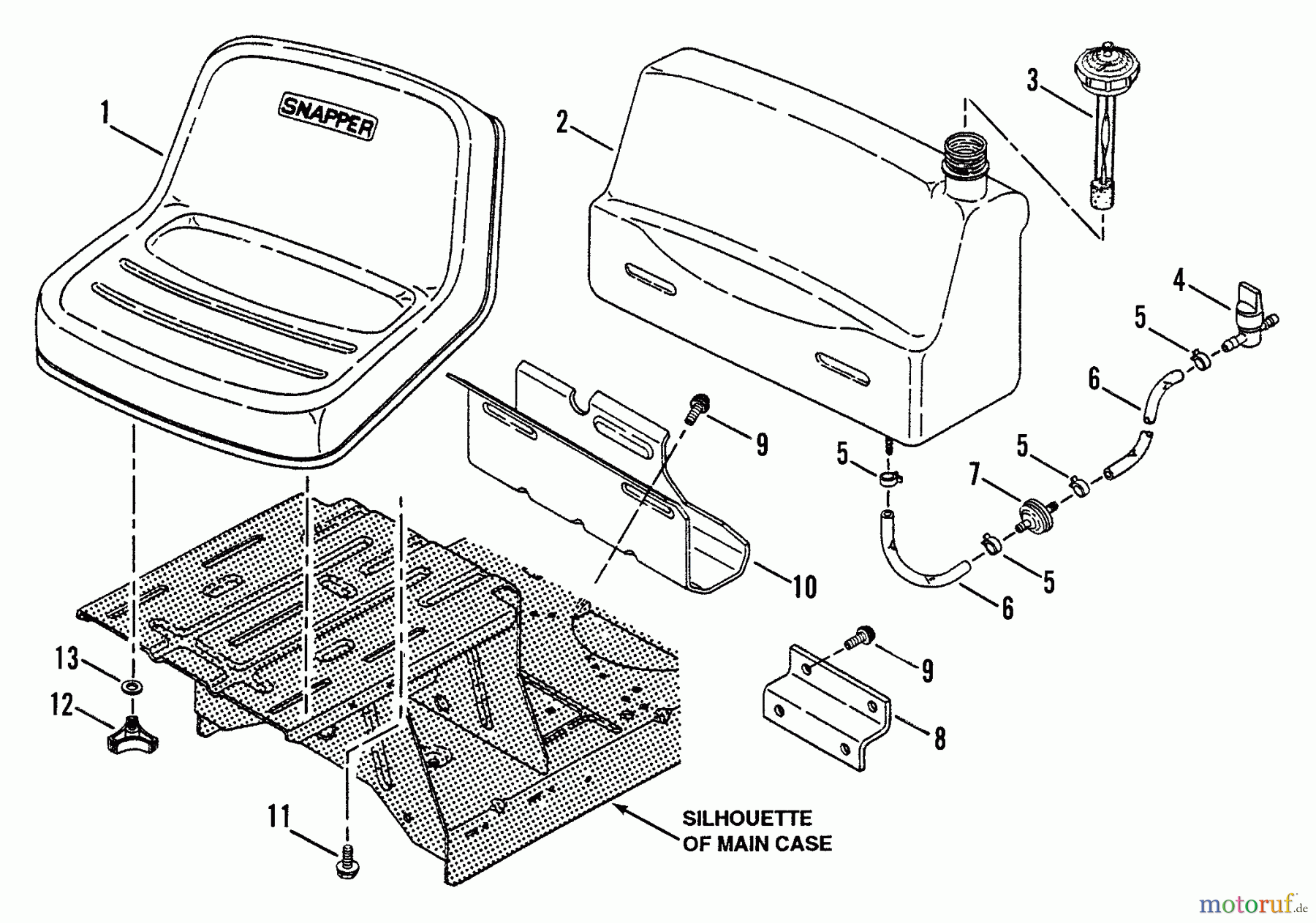 Snapper Zubehör. Rasenmäher 7060947 - Snapper Bag N-Wagon, 30 Bushel 421613BVE1 42