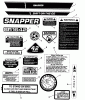 Snapper 7060947 - Bag N-Wagon, 30 Bushel 421615TVE Rear Engine Rider Series 15 Ersatzteile Decals