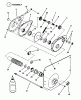 Snapper 7060947 - Bag N-Wagon, 30 Bushel 421618BVE (84385) 42" 16 HP Rear Engine Rider Series 18 Ersatzteile Chain Case, L.H. Fender