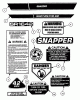 Snapper 7060947 - Bag N-Wagon, 30 Bushel 421618BVE (84385) 42" 16 HP Rear Engine Rider Series 18 Ersatzteile Decals (Part 1)