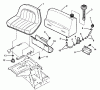 Snapper 7060947 - Bag N-Wagon, 30 Bushel 421618BVE (84385) 42" 16 HP Rear Engine Rider Series 18 Ersatzteile Fuel Tank & Operators Seat