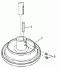 Snapper 7060947 - Bag N-Wagon, 30 Bushel 25086S 25" 8 HP Rear Engine Rider Series 6 Ersatzteile Drive Disc Assembly