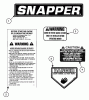 Snapper 7060947 - Bag N-Wagon, 30 Bushel 421622BVE (84707) 42" 16 HP Rear Engine Rider Series 22 Ersatzteile Decals (Part 1)
