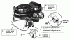 Snapper 7060947 - Bag N-Wagon, 30 Bushel 421622BVE (84707) 42" 16 HP Rear Engine Rider Series 22 Ersatzteile Electrical System (For 16HP Briggs Engine) (Part 2)