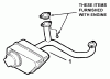 Snapper 7060947 - Bag N-Wagon, 30 Bushel 421622BVE (84707) 42" 16 HP Rear Engine Rider Series 22 Ersatzteile Exhaust Muffler, Engine